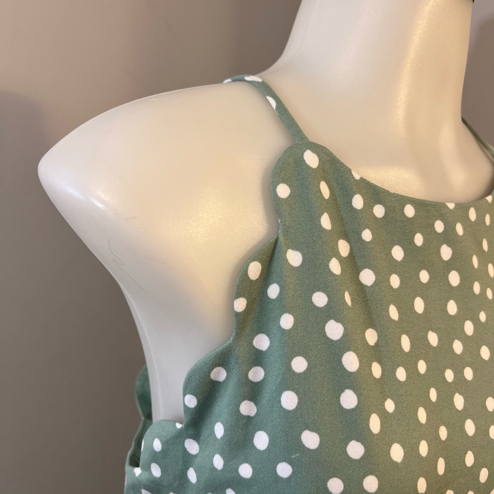 BCX Green Halter Sundress Sleeveless Mini - Picture 4 of 15